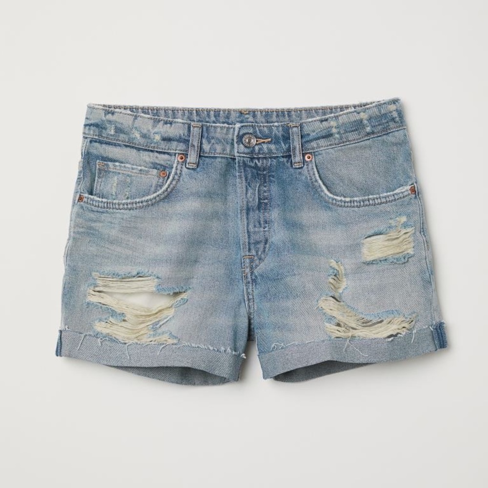 H&M Denim Boyfriend Shorts